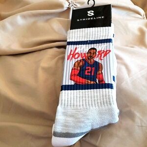 Strideline Dwight Howard Flex Grey Crew Socks